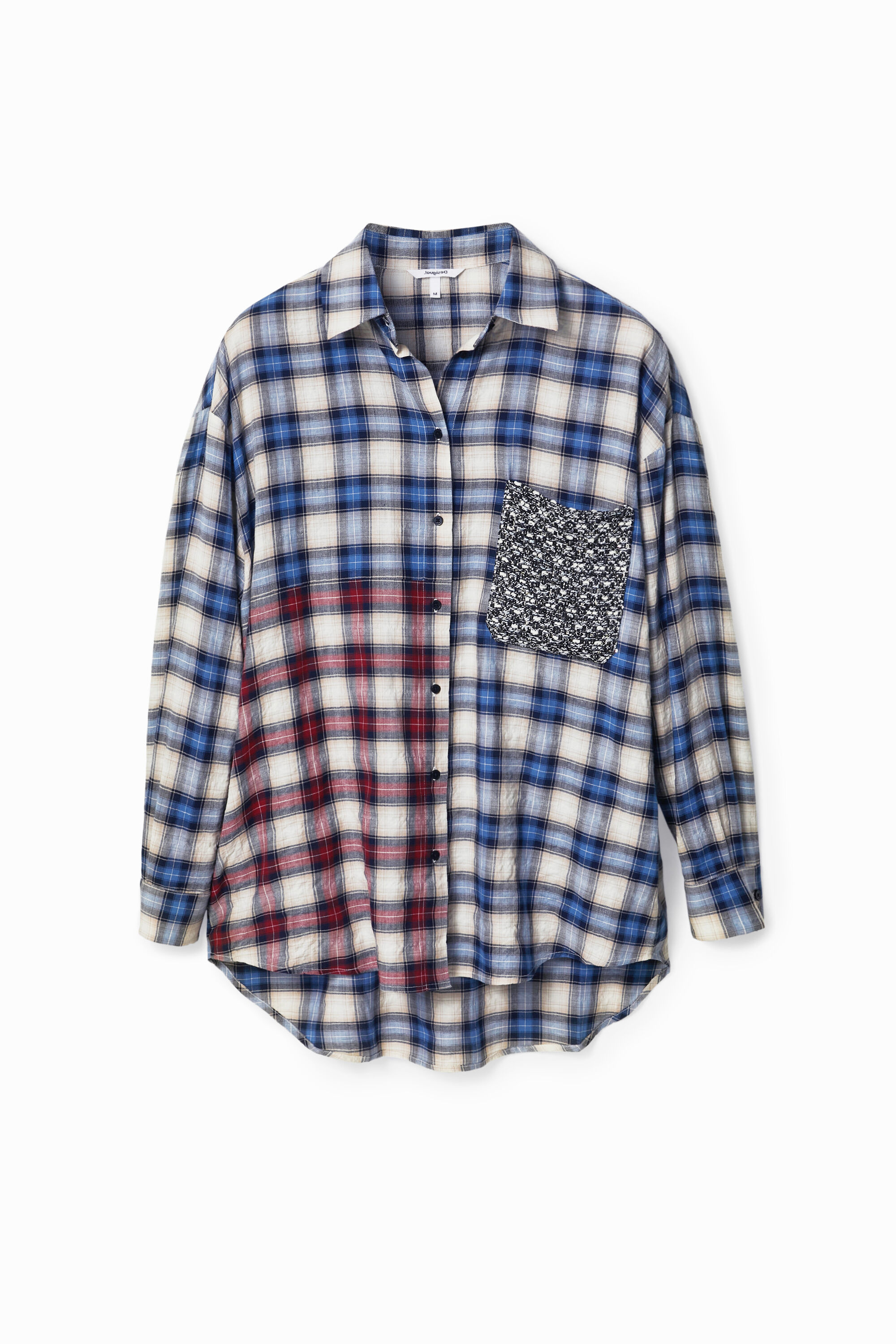 Desigual πουκάμισο patchwork - Photo 5